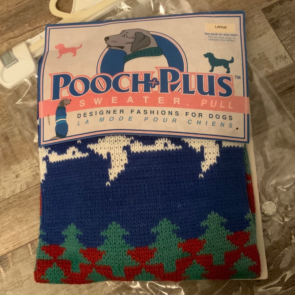 Pooch Plus Pullover Dog Sweater (Large/18-22”)